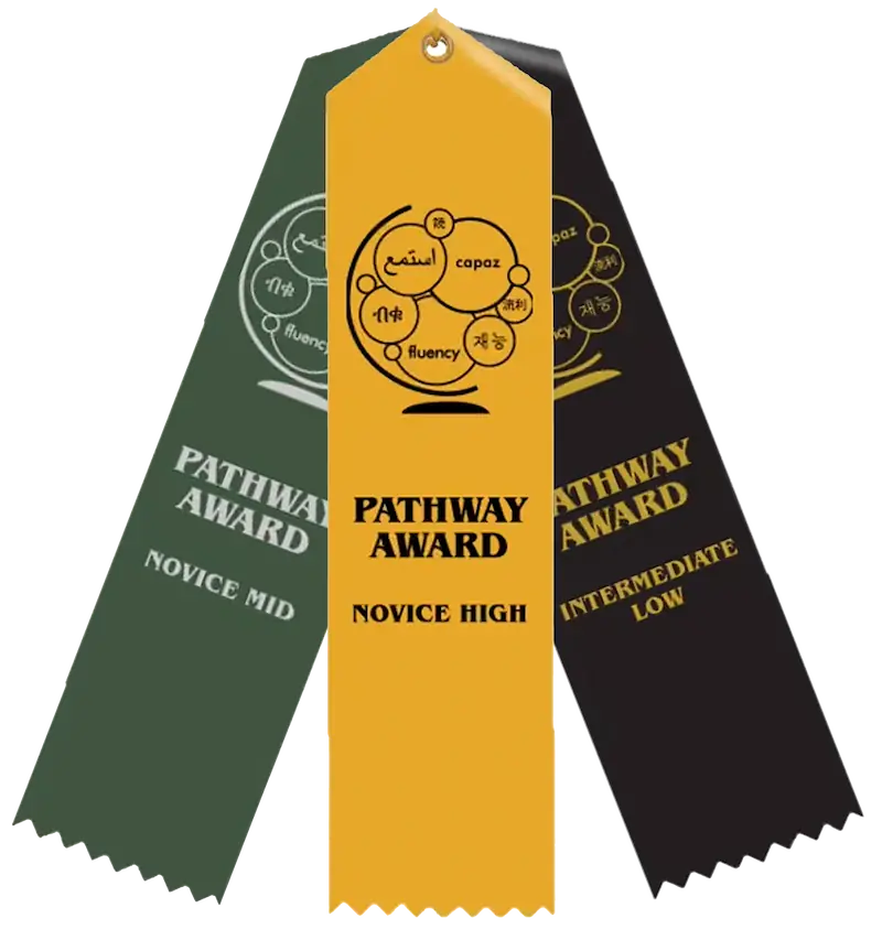 Global Seal award ribbons.