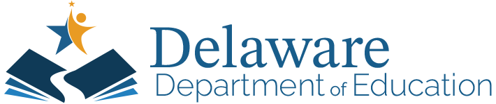 Delaware Department of Education logo.