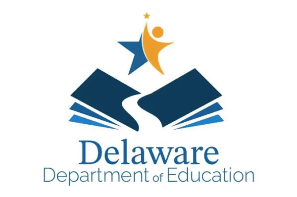 Logotipo del Departamento de Educación de Delaware.