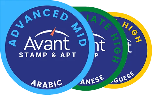 Avant Digital Language badges