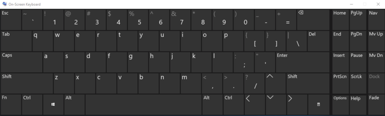 Begin typing in desired language on keyboard when using Windows 10 while taking an Avant Assessment Language Proficiency Test